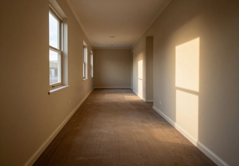 Dry and restored living room in Alfords Point after flood restoration